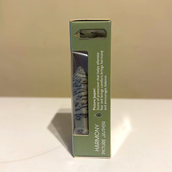 Harmony Picture Jasper Obelisks Mineral Crystal New NIP Gift Stocking Stuffer - Picture 2 of 10